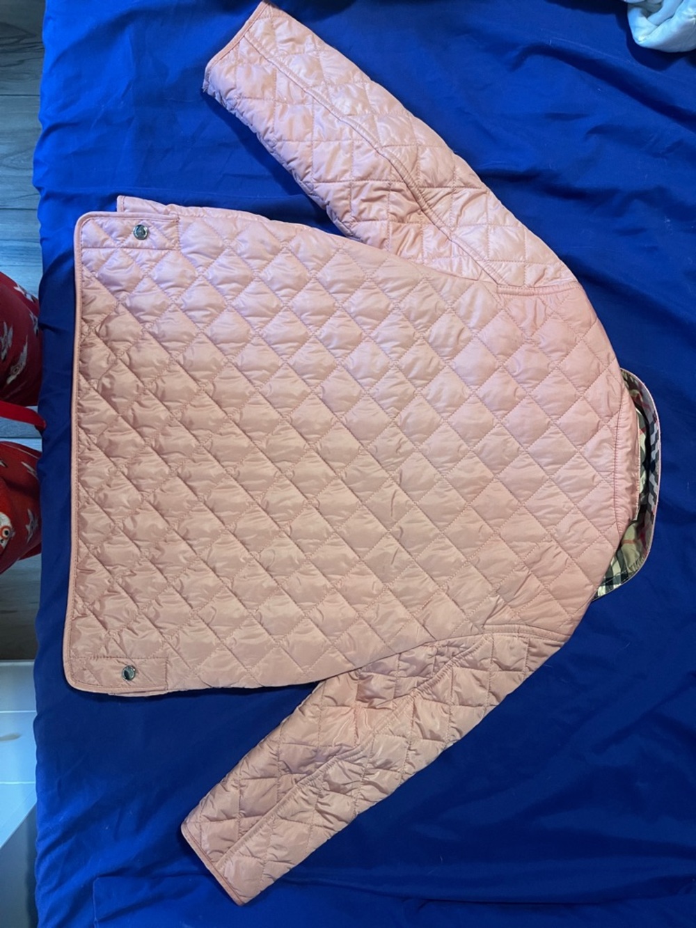 Burberry Pink Quilted Kids Jacket - Picture 12 of 13